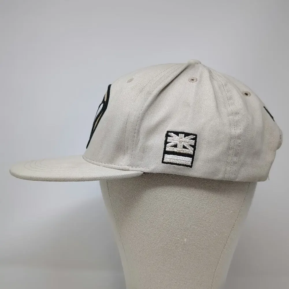 Aloha Headwear Snapback Beige Hat One Size Shaka Hawaii Hand Green Underbrim